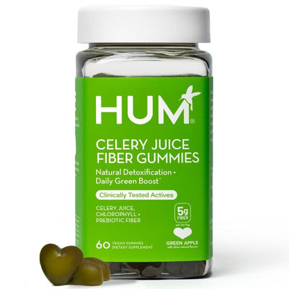 Alternelle HUM Celery Juice Fiber Gummies for Detox & Gut Health