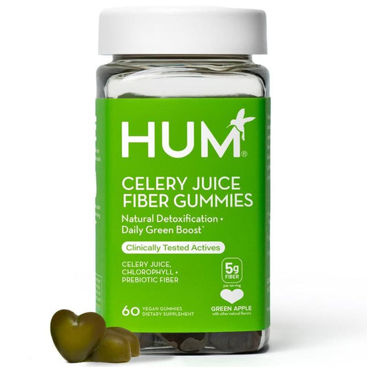 Alternelle HUM Celery Juice Fiber Gummies for Detox & Gut Health
